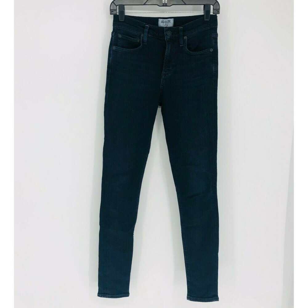 AGOLDE Sophie High Rise Dark Wash Womens Skinny Jeans Size 25 Style A003-1044